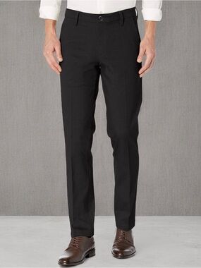 Dockers Signature Iron Free Khaki Pants 36x34 Black Classic Fit NWT Flex Comfort